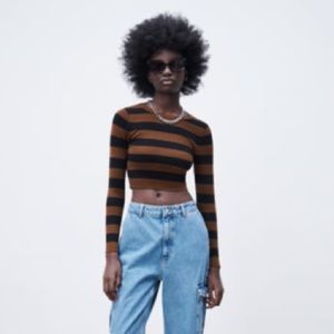 Zara ribbed top